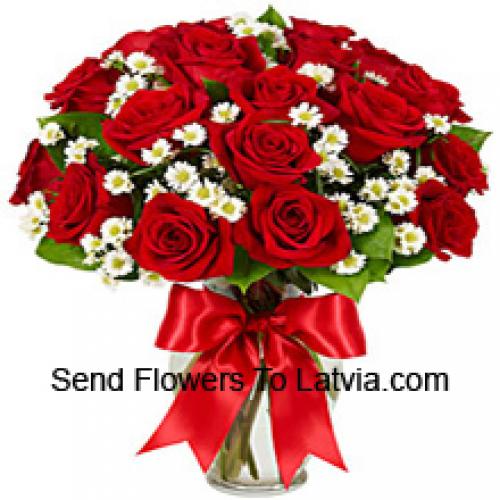 25 Lovely Red Roses