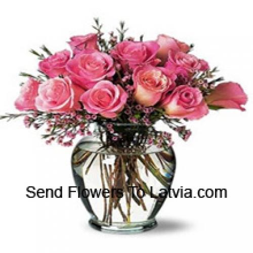 Alluring 11 Pink Roses