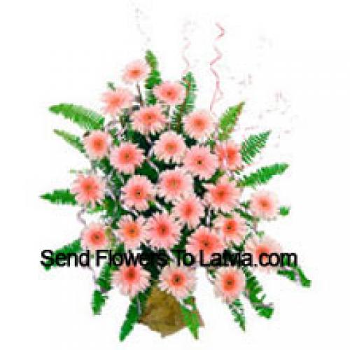 25 Cute Pink Gerberas