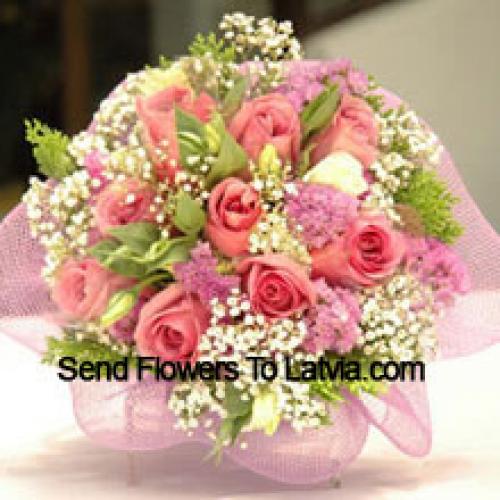 11 Decorative Pink Roses