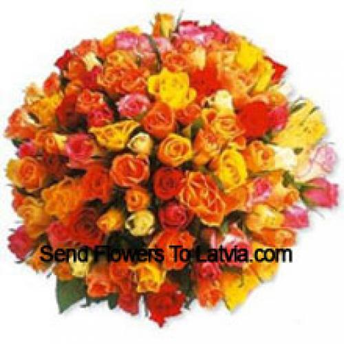 101 Lovely Mixed Roses