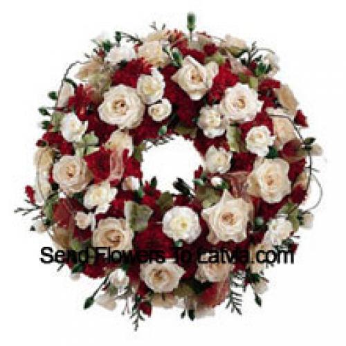 Stunning Mixed Flower Wreath