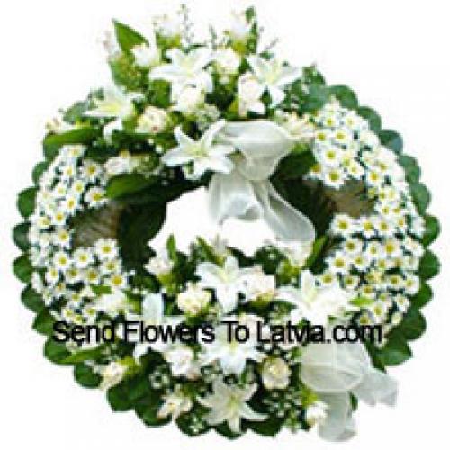 White Graceful Wreath