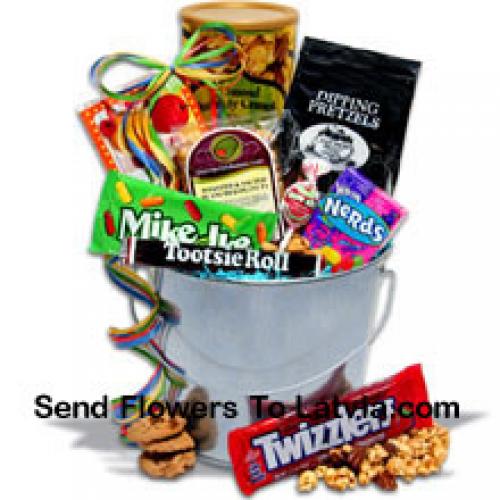 Crunchy Gift Hamper Containing Edibles