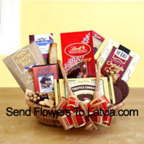 Gorgeous Basket Containing Goodies